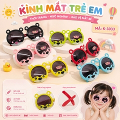 Kính mắt trẻ em dễ thương - SKU :  K-3033 - (VAT: 2012-01-6) - K1-T3-S9