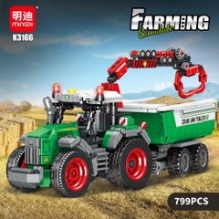Bộ Lắp Ghép Mô Hình Xe Rơ Móc Cẩu 799pcs. SKU: LG-K3166 (VAT 001-07-100) K87-T1-S7
