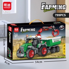 Bộ Lắp Ghép Mô Hình Xe Rơ Móc Cẩu 799pcs. SKU: LG-K3166 (VAT 001-07-100) K87-T1-S7