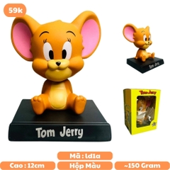 Mô Hình Chuột Jerry lắc đầu - cao 13cm - ngang 9cm - dọc 7cm - nặng 200gram + Có BOX - N3-K23-T4-S2
