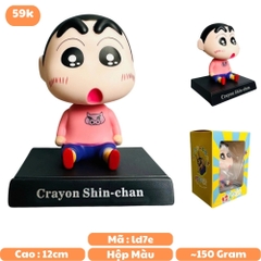Mô Hình Shin áo hồng lắc đầu - cao 13cm - ngang 9cm - dọc 7cm - nặng 200gram + Hộp Màu N3-K26-T4-S3