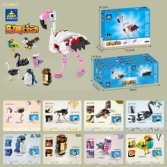 Đồ Chơi Lắp Ghép Combo 8 Chim Hạc Đại Bàng ...  Full Box - SKU : LG-80057 - K54-T5-S3