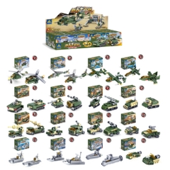 Đồ Chơi Lắp Ghép Lego combo 16 Phương Tiện Quân Đội  - Full Box - Sku : LG-KY84053 - ( VAT : 001-22-50 )K127-T3-S7