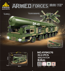 Đồ Chơi Lắp Ghép Lego ( 2 in 1 ) Xe Tên Lửa và robot - 311 hạt - Full Box - Sku : LG-84176 ( VAT 001-22-50 ) - K128-T3-S15