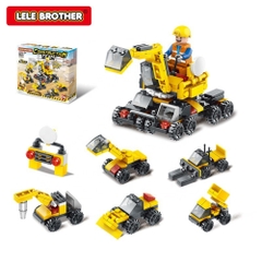 Bộ Lắp Ghép Xe Xây Dựng Đô Thị 6in1 127pcs. SKU: LG-8520 (VAT 001-07-30) - K83-T1-S1