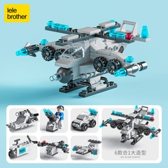 Bộ Lắp Ghép Robot Chiến Đấu 6in1 136pcs. SKU: LG-8612-3 (VAT 001-22-20) - K85-T3-S3