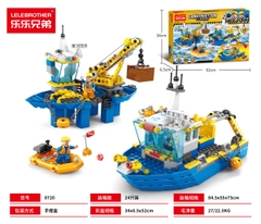 Bộ Lắp Ghép Xe Kỹ Thuật Ngoài Khơi 397pcs. SKU: LG-8720 (VAT 001-12-150) - K83-T1-S7-8