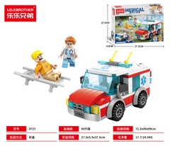 Bộ Lắp Ghép Xe Cứu Thương 173pcs. SKU: LG-8727 (VAT 001-07-50) - K81-T1-S10