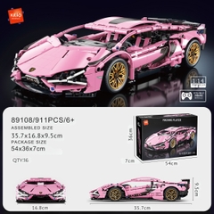 Lắp ghép xe ô tô Pink Bull (static) tỷ lệ 1:14. 1186 pcs. Sku: LG-89108 ( VAT 001-07-200 )K133-T4-S7,8