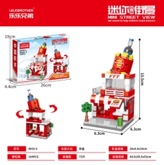 Bộ Lắp Ghép Mô Hình Cảnh Đường Phố-Cửa Hàng KFC 164pcs. SKU: LG-8925-5 (VAT 001-11-30) - K106-T2-S2