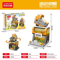 Bộ Lắp Ghép Mô Hình Cảnh Đường Phố-Cửa Hàng Giày Dép 162pcs. SKU: LG-8925-6 (VAT 001-11-30) - K106-T2-S3