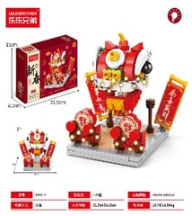 Bộ lắp ghép Lân sư tử 169pcs. SKU: LG-8937-4 ( VAT 001-26-11 ) K122-T1-S10