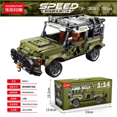 Bộ Lắp Ghép Mô Hình Xe Land Rover Defender Kéo Lùi Tỷ Lệ 1:14 768pcs. SKU: LG-9056-1 (VAT 001-07-120) - K115-T1-S1