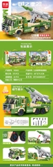 Bộ Lắp Ghép Xe Tải Chở Vũ Khí Quân Sự 376pcs. SKU: LG-K0683 - (VAT 001-22-80) - K156-T2-S4