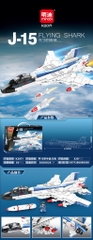 Bộ Lắp Ghép Máy Bay Quân Sự J-15 Flying Shark 328pcs. SKU: LG-K2071 - (VAT 001-22-60) - K153-T1-S11,12,13