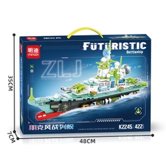 Bộ Lắp Ghép Tàu Chiến Đấu 422pcs. SKU: LG-K2245 (VAT 001-22-110) K124-T1-S7-8