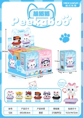 Combo 6 Bộ Lắp Ghép Mèo Peekaboo. SKU: LG-S26  - (VAT 001-C6-60) - K95-T1-S6-7