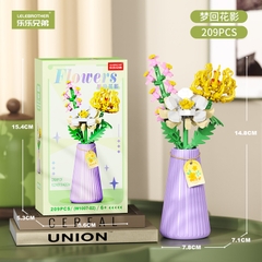 Bộ Lắp Ghép Bình Hoa Các Mẫu 209pcs. SKU: LG-W1007-02 (VAT 001-06-11) - K134-T4-S2