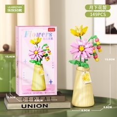 Bộ Lắp Ghép Bình Hoa Các Mẫu 149pcs. SKU: LG-W1007-04 (VAT 001-06-11) - K134-T4-S4