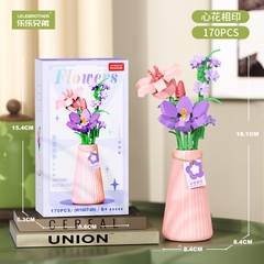 Bộ Lắp Ghép Bình Hoa Các Mẫu 170pcs. SKU: LG-W1007-09 (VAT 001-06-11) - K134-T4-S9