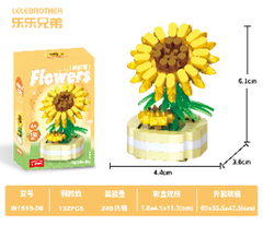 Combo 3 hộp lắp ghép chậu hoa 132pcs. SKU: LG-W1519-06 ( VAT 001-C3-11 ) - K109-T2-S6