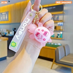 móc khóa rùa hồng đậm - Dây móc dài : 10cm - Mô Hình Cao : 6cm - Nặng : 50gram - No Box : bọc túi OPP N3-K17-T1-S2