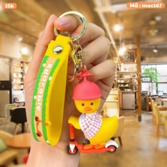 móc khóa vịt mũ đỏ - Dây móc dài : 10cm - Mô Hình Cao : 6cm - Nặng : 50gram - No Box : bọc túi OPP