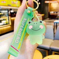 móc khóa ếch - Dây móc dài : 10cm - Mô Hình Cao : 5cm - Nặng : 50gram - No Box : bọc túi OPP N3-T3