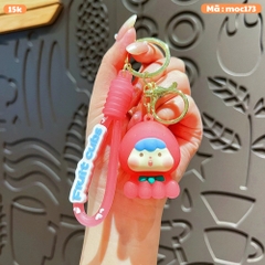 móc khóa charm hồng - Dây móc dài : 10cm - Mô Hình Cao : 6cm - Nặng : 50gram - No Box : bọc túi OPP K79-T4-S7