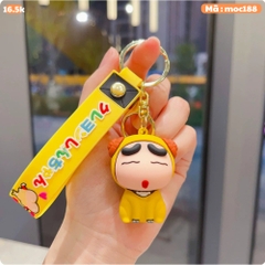 móc khóa shin cosplay cừu vàng - dây dài 11cm mô hình cao 6cm - nặng : 50gram - no box N3-T3