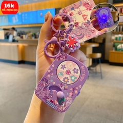 Móc Khóa gạt xoay tím kỳ lân ( Có Đèn ) - Dài 6.3cm , Rộng 4.5cm - Nặng 50gram - SKU: moc286c - (Vat: MK001) - K76-T4-S5