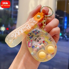 Móc Khóa Bấm Em bé Trai màu vàng - Dài 7.7cm , Rộng 4.7cm - Nặng 50gram - SKU: moc287d - (Vat: MK001) - K77-T8-S9