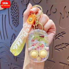 Móc Khóa Bấm Kuromi Màu Vàng - Dài 7.7cm , Rộng 4.7cm - Nặng 50gram - SKU: moc289c - (Vat: MK001) - K75-T3-S10