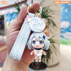 Móc Khóa Genshin Impact Paimon - Dây móc dài : 10cm - Mô Hình Cao : 6cm - Nặng : 50gram - No Box : bọc túi OPP - N3-K15-T5-S1