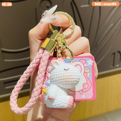 móc khóa ngựa hồng - Dây móc dài : 9.5cm - Mô Hình Cao : 5cm - Nặng : 50gram - No Box : bọc túi OPP - N3-K13-T4-S2