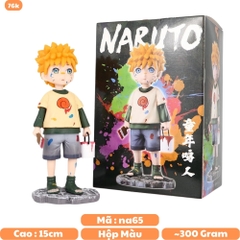 Mô hình Naruto Cầm thùng sơn siêu dễ thương - cao 15cm nặng 150 gram -  Figure Naruto - Có hộp màu - N1-K50-T2-S1