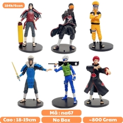 Mô hình Naruto Bộ 6 các nhân vật Naruto Bản A - Cao 18 - 19cm - nặng 800gram - Figure Naruto - No Box - N3-K41-T1-S1