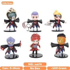 Hàng Cao Cấp - Mô hình Naruto Bộ 6 các nhân vật Naruto Bản A - Cao 9 - 10cm - nặng 100gram - Figure Naruto - No Box
