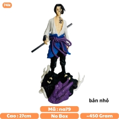 Mô Hình Naruto Sasuke dáng đứng siêu ngầu có base cao - 27cm - Nặng - 450gram - Figure Naruto - No Box - N1-K46-T1-S3