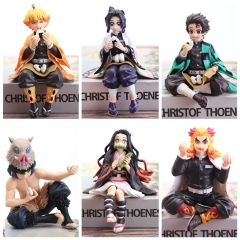 Mô Hình Kimetsu No Yaiba Xà Trụ dáng ngồi cao 14cm - Figure Thanh gươm diệt quỷ - No Box - N4-K12-BL2-N1-K8-T1-S3