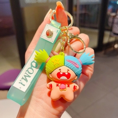 móc khóa búp bê xanh lá  - dây dài 11cm mô hình cao 5.5cm - nặng : 50gram - boc túi - no box  K77-T4-S4