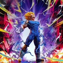 Mô Hình Dragon Ball Vegeta nổi giận có hiệu ứng tia sét đẹp , cao 27cm - Figure DragonBall - No box  - K6-T2-S6