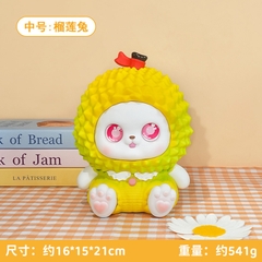 Mô Hình Các Con Vật Cosplay Trái Cây Sầu Riêng size nhỏ KT 11.5*10.2*14 cm - SKU : MH-BY0007-1 - ( VAT : 002-09-70 )