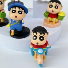 Mô Hình bộ 6 Shin bút chì cosplay - Cao 7-10cm - nặng 300gram - Figure Cậu Bé Bút Chì - bọc túi OPP - Hộp Màu - HM128 N3-K59-T2-S2