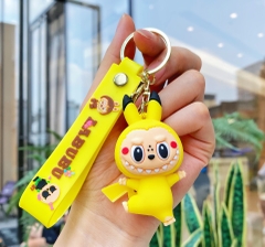Móc Khóa labubu cosplay pikachu - Dây móc dài : 10cm - Mô Hình Cao : 7cm - Nặng 50gram - Bọc Túi K79-T8-S5