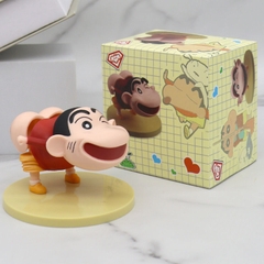 mô hình shin bút chì lắc mông - cao : 6cm dài 8cm - figure shin - hộp màu - N1-T2