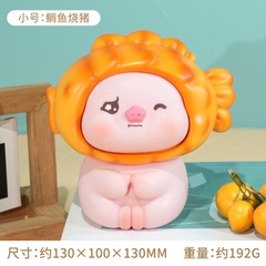 Mô Hình Các Con Vật Cosplay Món Ăn Cá Nướng size nhỡ KT 16.4*12*16 cm - SKU : MH-BY0004-2 - ( VAT : 002-09-80 )
