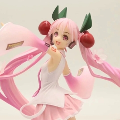 Mô Hình Hatsune Miku Hồng Dáng Đứng - Cao 18cm - nặng 200gram - Figure Miku - có hộp màu - N1-K35-T1-S2