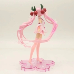 Mô Hình Hatsune Miku Hồng Dáng Đứng - Cao 18cm - nặng 200gram - Figure Miku - có hộp màu - N1-K35-T1-S2