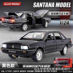 Mô Hình xe Volkwagen Satana đen tỉ lệ 1:24 Hợp kim có thể mở cửa - bánh sau chạy cót - Dài 19cm - cao 5.5cm - nặng 600gram - Figure Oto - FULL BOX : box màu - SKU : oto395 n3-k7-t2-s2